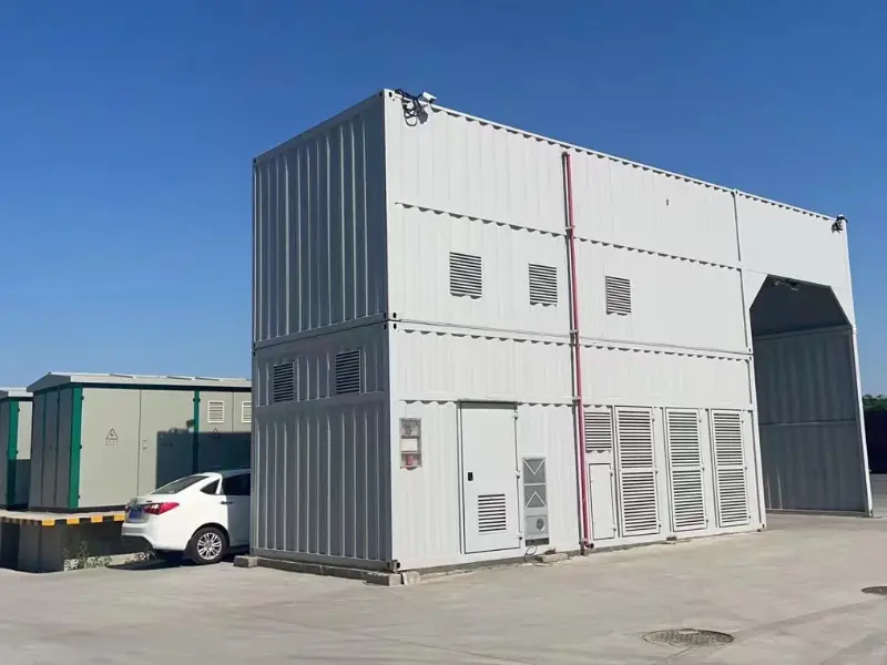 Prefabricated equipment cabins installed on site